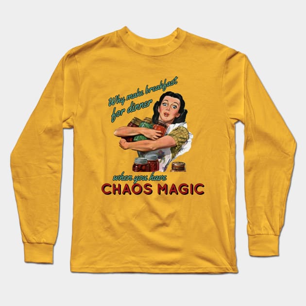 Chaos Magic Long Sleeve T-Shirt by Nixart